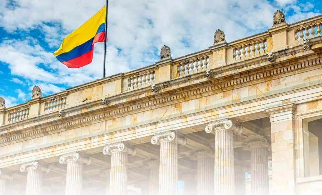 Edificio gubernamental de Colombia - representando el Mercado de Compras Públicas de Comiagro S.A.