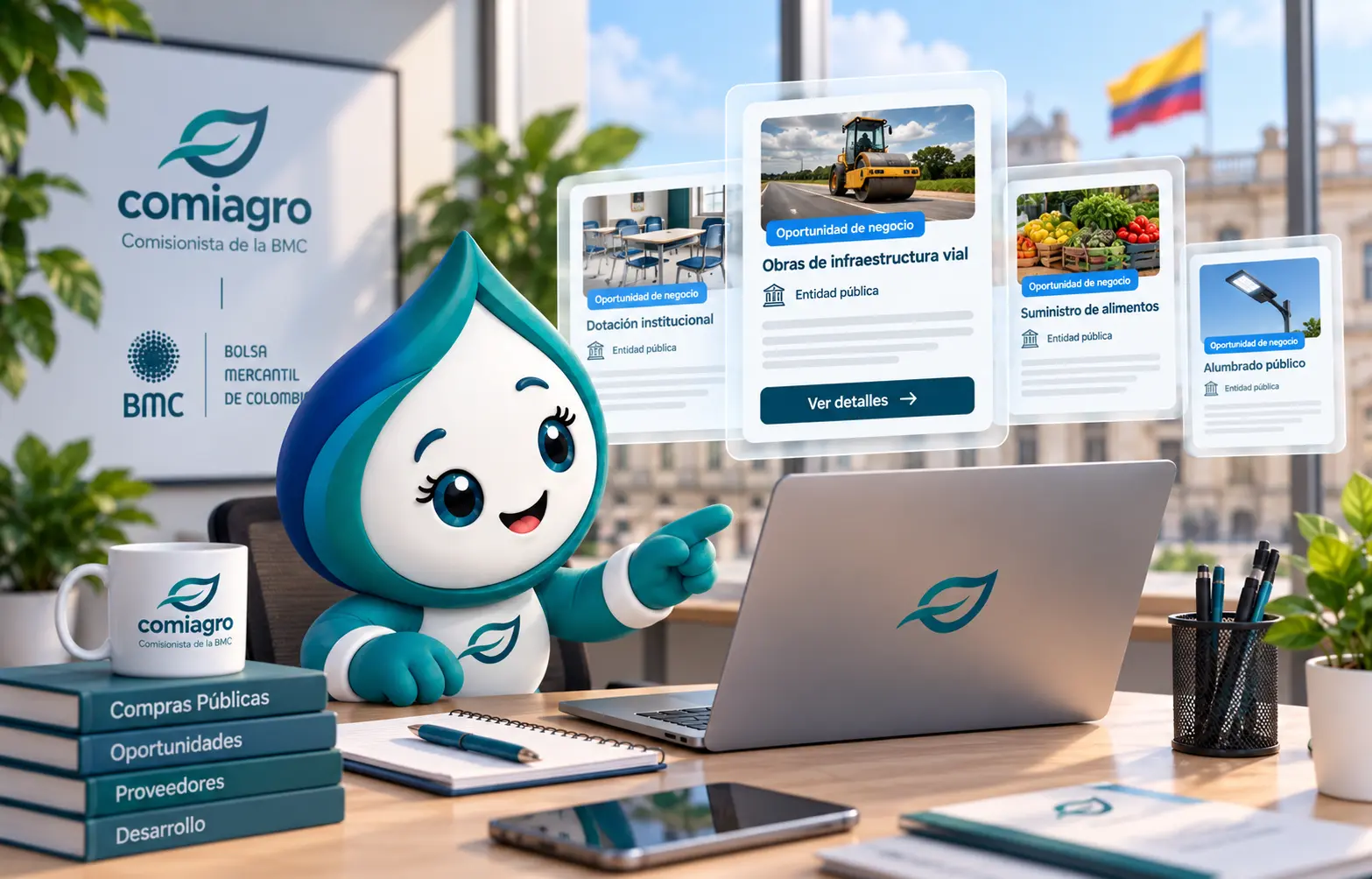 Comiagro, Oportunidad de negocio Mercado de compras Públicas